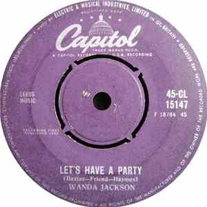Wanda Jackson - Let's Have A Party / Cool Love