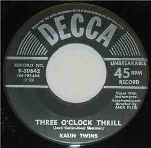 Kalin Twins - Three O'Clock Thrill