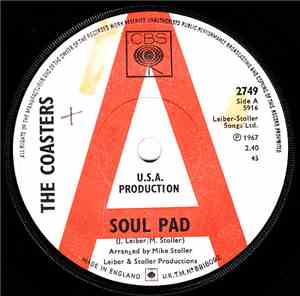 The Coasters - Soul Pad / Down Home Girl
