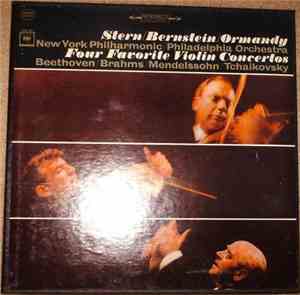 Isaac Stern With Leonard Bernstein, Eugene Ormandy, New York Philharmonic,  ...