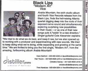 The Black Lips - Modern Art