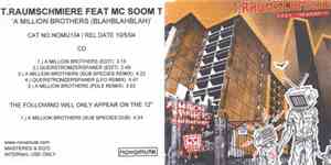 T.Raumschmiere featuring MC Soom T - A Million Brothers (Blah Blah Blah)