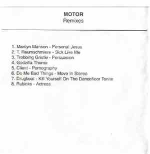 MOTOR  - Motor Remixes