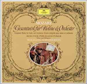 Mozart, Berliner Philharmoniker Solist Und Dirigent: Wolfgang Schneiderhan  ...