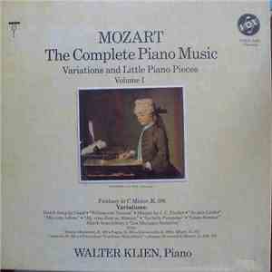 Mozart, Walter Klien - Complete Piano Music - Variations & Little Piano Pie ...