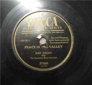 Red Foley - Peace In The Valley/Say A Little Prayer