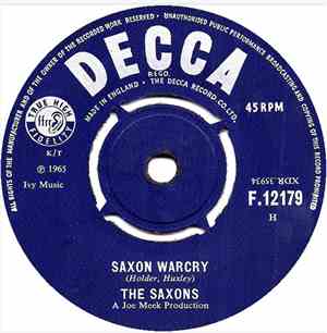 The Saxons  - Saxon Warcry / Click-Ete-Clack