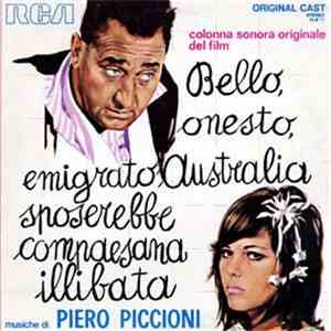 Piero Piccioni - Bello, Onesto, Emigrato, Australia Sposerebbe Compaesana I ...