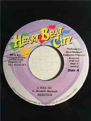 Prestige  / Black Mice - A Wha So / Marcia Marcia