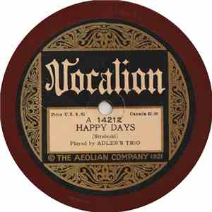 Adler's Trio - Happy Days / Herd Girl's Dream