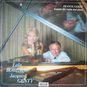 Franck / Lekeu – Lola Bobesco, Jacques Genty - Sonatas For Violin And Piano