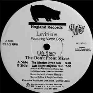 Leviticus  Featuring Victor Cook - Life Story (The Don't Front Mixes)
