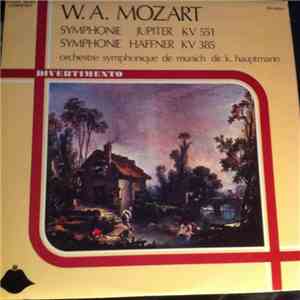 Orchestre Symphonique De Munich Conducted By K. Hauptmann - W.A. Mozart - S ...