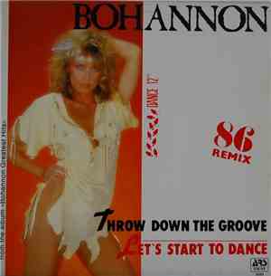 Bohannon - Throw Down The Groove (86 Remix) / Let's Start The Dance (86 Rem ...
