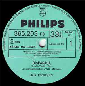 Jair Rodrigues - Disparada / Fica Mal Com Deus