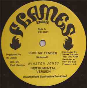 Winston Jones  / Tony Cadogan - Love Me Tender/ Tequila