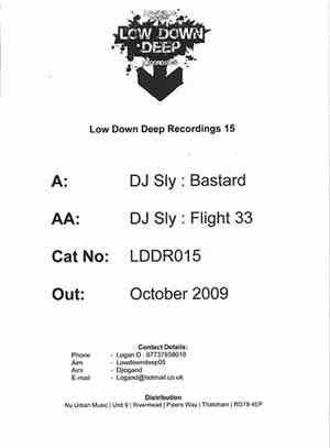 DJ Sly - Bastard / Flight 33