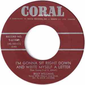 Billy Williams  - Date With The Blues / I'm Gonna Sit Right Down And Write Myself A Letter