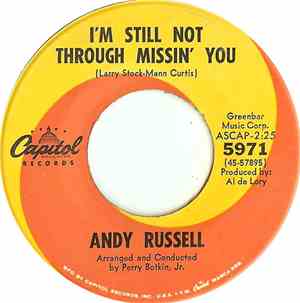 Andy Russell  - I'm Still Not Through Missin' You