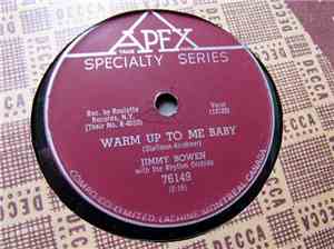 Jimmy Bowen With The Rhythm Orchids - Warm Up To Me Baby / I Trusted You