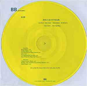John Cale & Friends - Live At The Ocean Club In New York, July 21, 1976