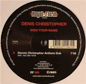Denis Christopher - Sign Your Name