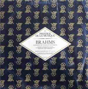 Brahms • Ricardo Odnoposoff • Orchestre De L'Opéra De Francfort • Carl Bamb ...