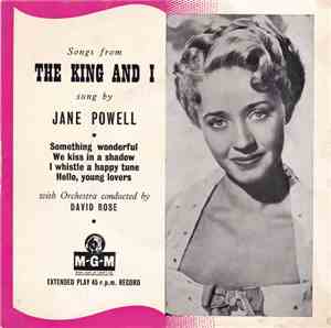 Jane Powell With David Rose & His Orchestra - Songs From The King And I