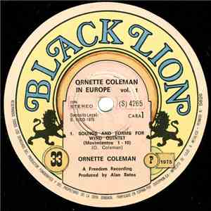 Ornette Coleman - In Europe Volume 1