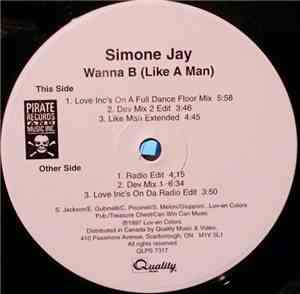 Simone Jay - Wanna B (Like A Man)