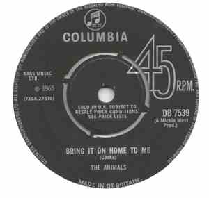 The Animals - Bring It On Home To Me