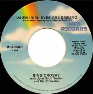 Bing Crosby - When Irish Eyes Are Smiling / The Rose Of Tralee