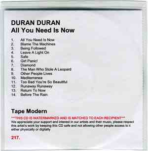 Duran Duran - All You Need Is Now