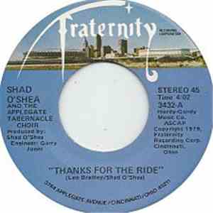Shad O'Shea - Thanks For The Ride