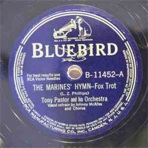 Tony Pastor And His Orchestra - The Marines Hymn / Good Morning Mr Zip-Zip- ...