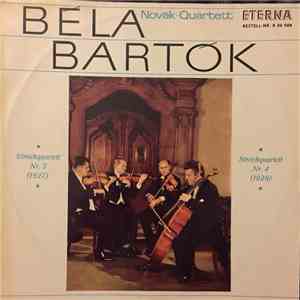 Bartók, Novák-Quartett - Streichquartett Nr. 3 / Streichquartett Nr. 4