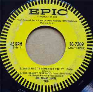 The Ahmad Jamal Trio - Something To Remember You By