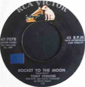 Tony Perkins  - When School Starts Again / Rocket To The Moon
