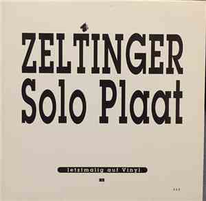 Zeltinger - Solo Plaat