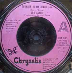 Leo Sayer - Thunder In My Heart / Get The Girl