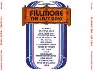 Various - Fillmore: The Last Days