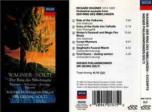Wagner, Solti, Wiener Philharmoniker - Der Ring Des Nibelungen - Excerpts