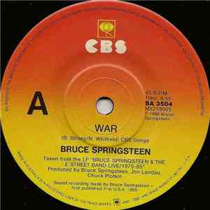 Bruce Springsteen - War