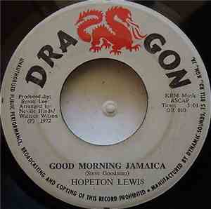 Hopeton Lewis - Good Morning Jamaica / Love Is A Beautiful Thing