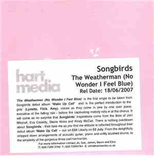 Songbirds - The Weatherman (No Wonder I Feel Blue)