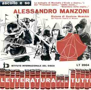 Gastone Moschin Del Piccolo Teatro Di Milano - Ascolto E So - Alessandro Manzoni