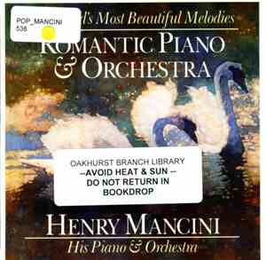 Henry Mancini His Piano & Orchestra - The World's Most Beautiful Melodies:  ...
