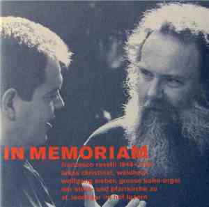 Lukas Christinat, Wolfgang Sieber - In Memoriam - Francesco Rastelli 1948-1 ...