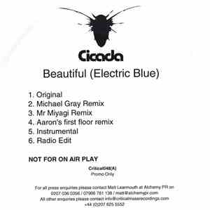 Cicada - Beautiful (Electric Blue)