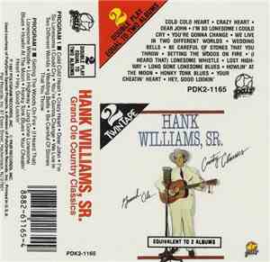 Hank Williams, Sr. - Grand Ole Country Classics